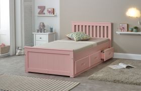 Amani UK Mission Storage Bed in Pink