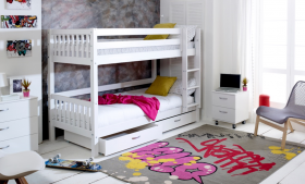 Thuka Nordic Bunk Bed 2 with Under Bed Drawers