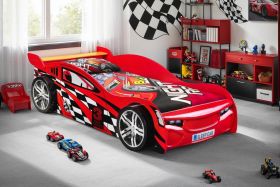 Julian Bowen Scorpion Racer Bed + FREE Night Racer Bedding Set