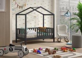 Vipack Dallas Toddler Bed in Anthracite