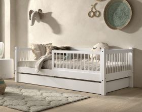 Vipack Forrest Captains Bed in White Beech