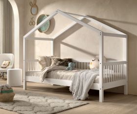 Vipack Forrest House Bed in White Beech