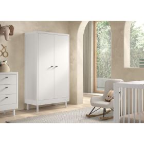 Vipack Forrest 2 Door Wardrobe in White Beech