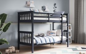 Noah Bunk Bed in Grey - UK Size