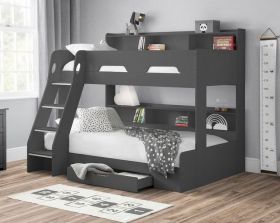 Julian Bowen Orion Triple Bunk Bed in Anthracite