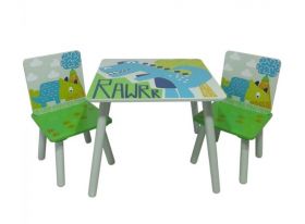 Kidsaw Dinosaur Table and 2 Chairs