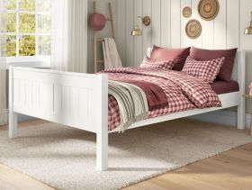 Stompa Classic Kids Small Double Bed in White