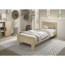 Vipack Sam Single Bed in Oak