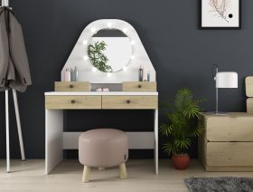 Trasman Star Beauty Bar in White & Oak