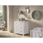 Vipack Amori 3 Drawer Chest in White