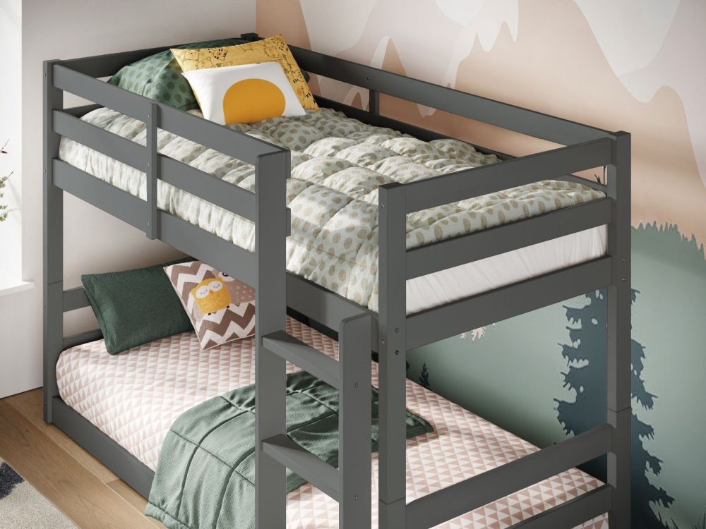 Dynamo Low Shorty Bunk Bed in Grey